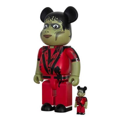 Bearbrick Michael Jackson Zombie [Michael Jackson's Thriller] 100%+400% schräg