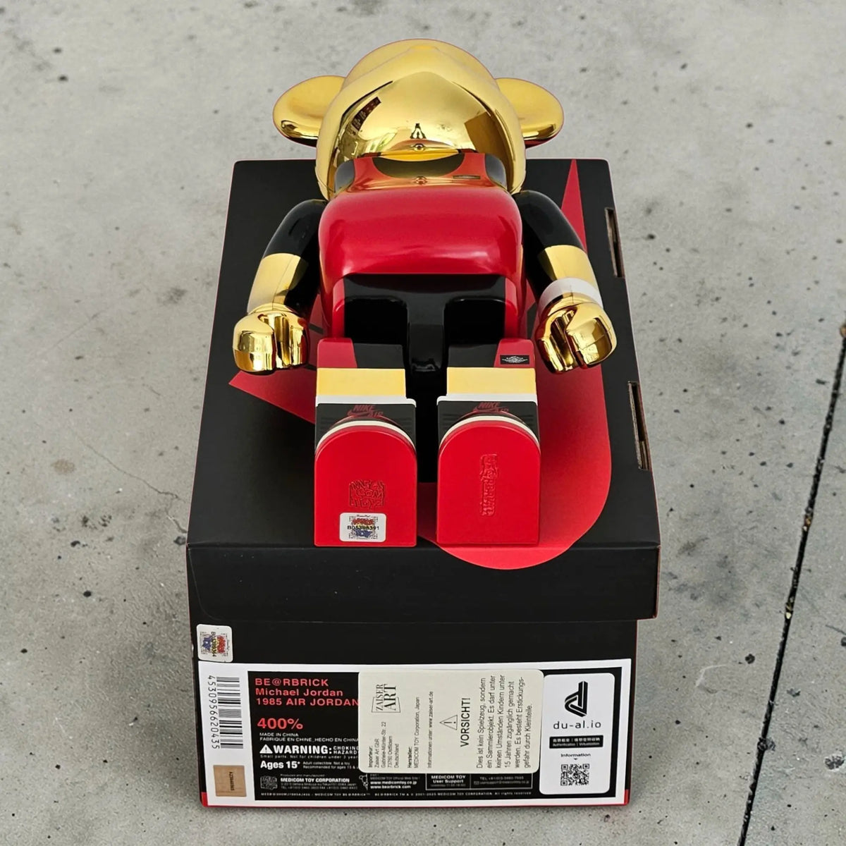 Bearbrick Michael Jordan 1985 Air Jordan 400% Echtheitsmerkmale