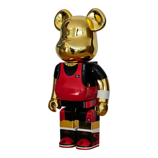 Bearbrick Michael Jordan 1985 Air Jordan 100%+400% schräg