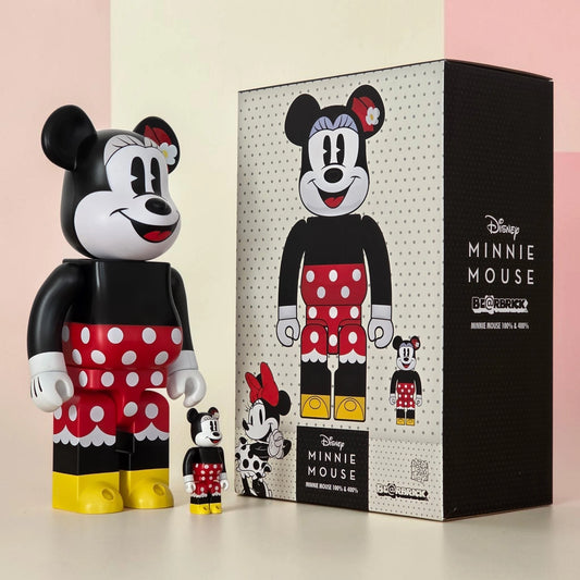 Bearbrick Minnie Mouse 100%+400% mit Verpackung