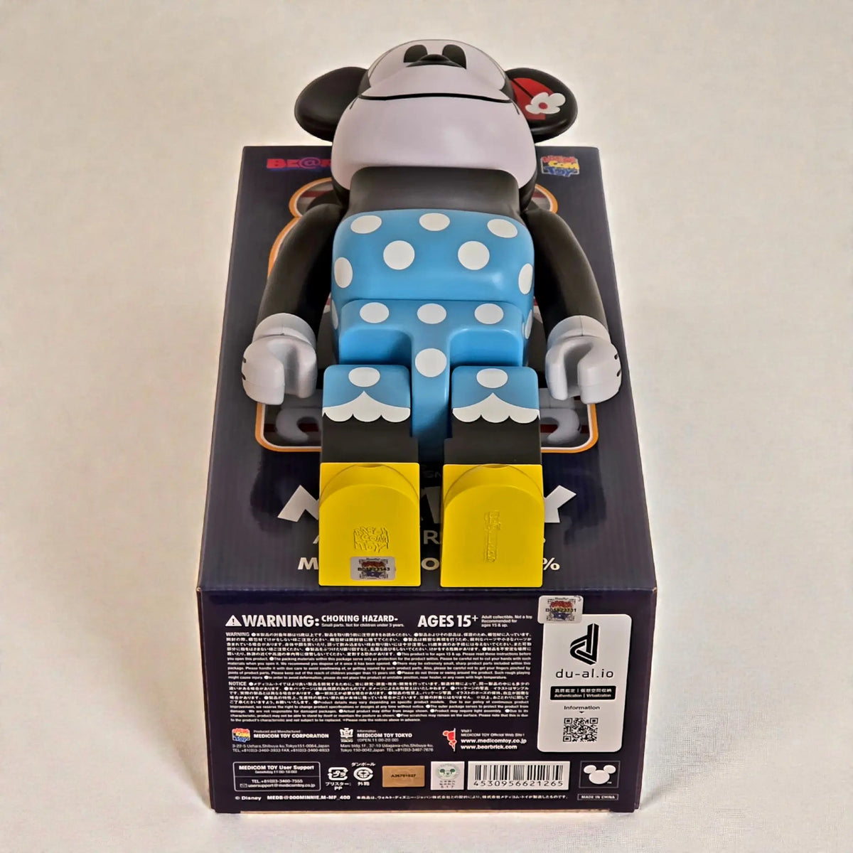 Bearbrick Minnie Mouse [Mickey & Friends] 400% Echtheitsmerkmale