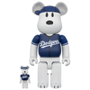 Bearbrick MLB × Peanuts "Snoopy" [Los Angeles Dodgers] 100%+400% Herstellerbild 1