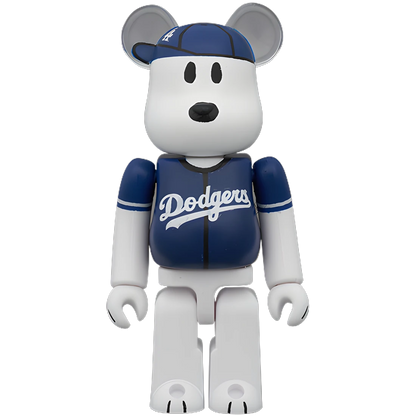 Bearbrick MLB × Peanuts "Snoopy" [Los Angeles Dodgers] 100%+400% Herstellerbild 2