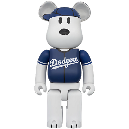 Bearbrick MLB × Peanuts "Snoopy" [Los Angeles Dodgers] 1000% Herstellerbild 1