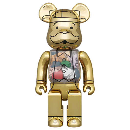 Bearbrick Mr. Monopoly 90th Anniversary Version 400% Herstellerbild 1