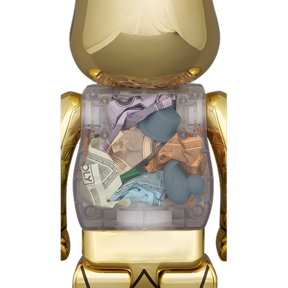 Bearbrick Mr. Monopoly 90th Anniversary Version 400% Herstellerbild 2