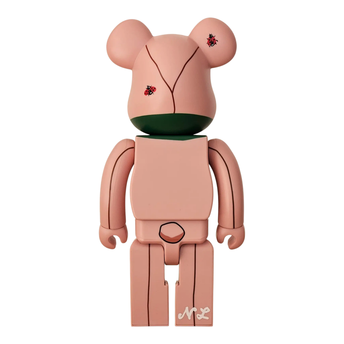 Bearbrick Nathalie Lété "Ours à la cravate" 400% Rückseite