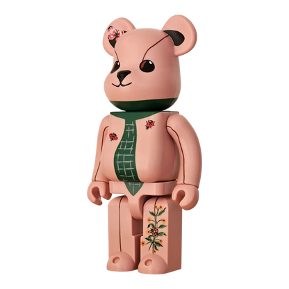 Bearbrick Nathalie Lété "Ours à la cravate" 400% schräg