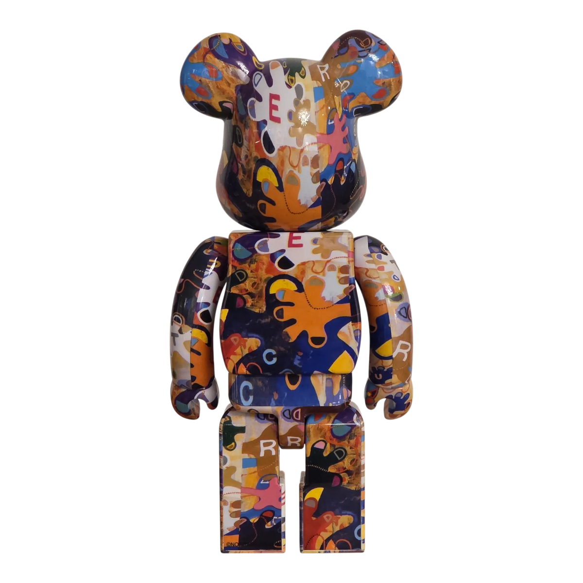 Bearbrick Noritake Kinashi "Let's go! Reach Out!" 100%+400% Rückseite