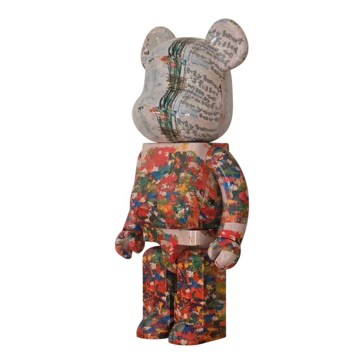 Bearbrick Noritake Kinashi "Thank You" 1000% schräg
