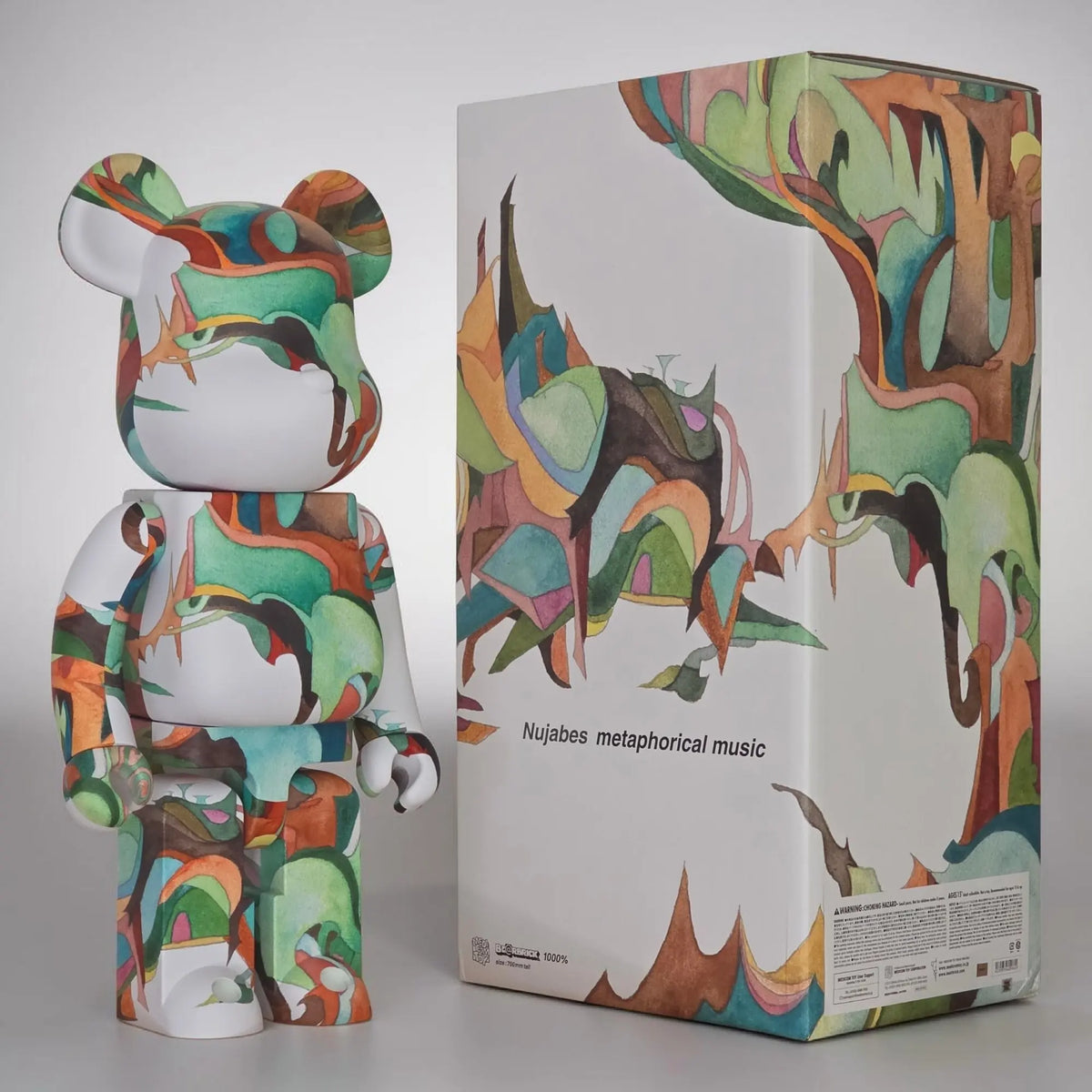 Bearbrick Nujabes "Metaphorical Music" 1000% mit Verpackung