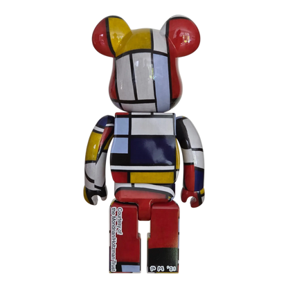 Bearbrick Piet Mondrian 100%+400% Rückseite