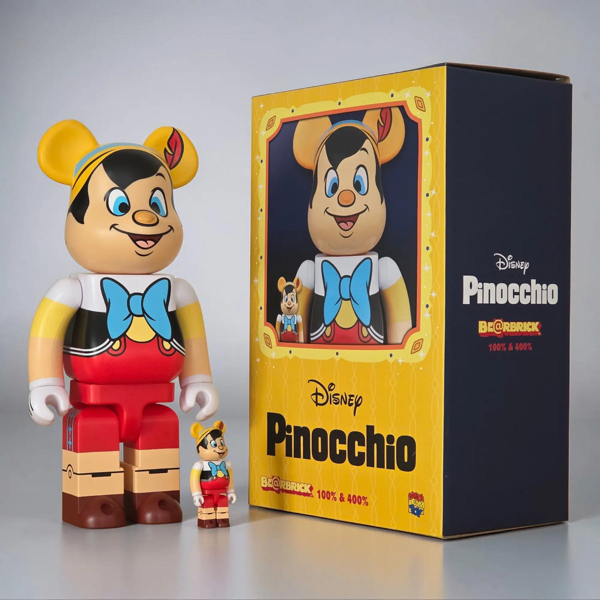 Bearbrick Pinocchio 100%+400% mit Verpackung