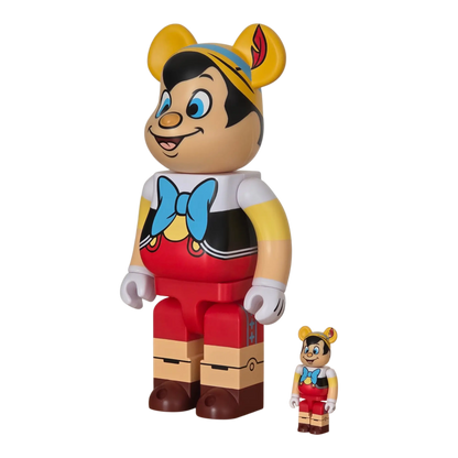 Bearbrick Pinocchio 100%+400% schräg