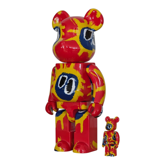 Bearbrick Primal Scream "screamadelica" 100%+400% schräg