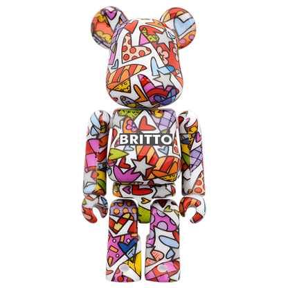 Bearbrick Romero Britto Heart 100%+400% Herstellerbild 2