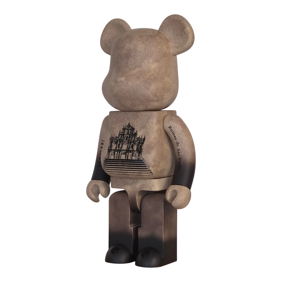 Bearbrick Ruins of Saint Paul's 1000% schräg