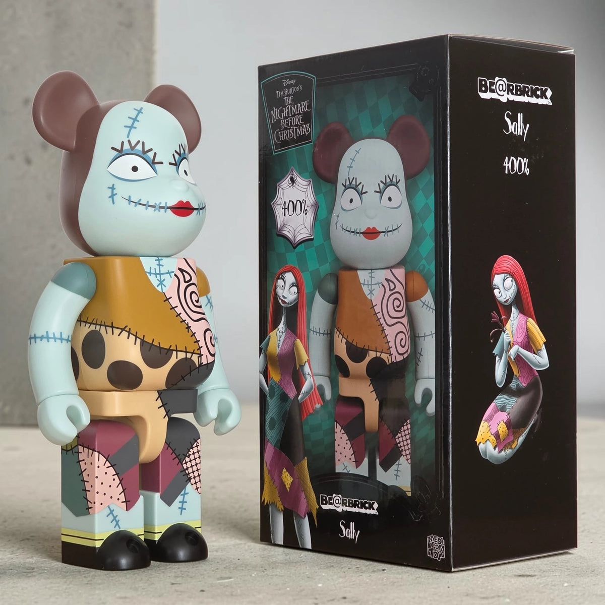 Bearbrick Sally [The Nightmare Before Christmas] 400% mit Verpackung