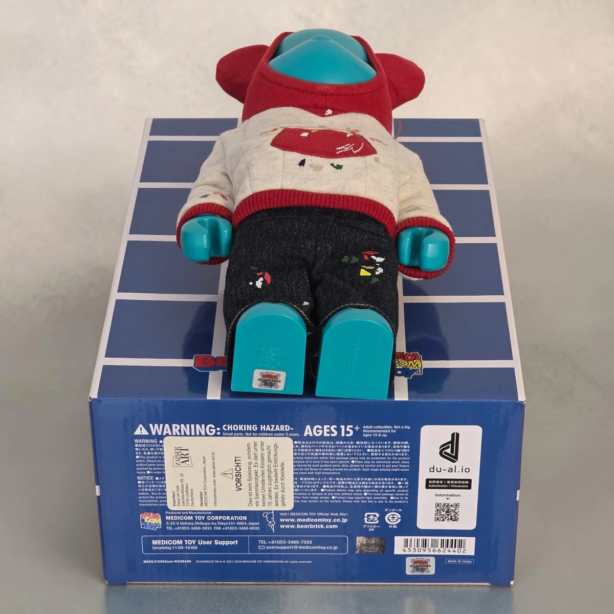Bearbrick Sean Wotherspoon Costume Version 400% Echtheitsmerkmale