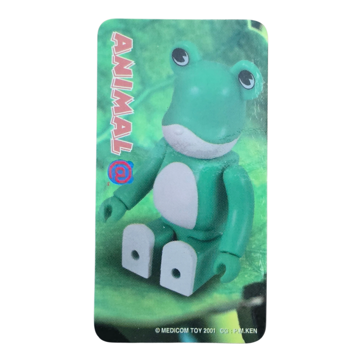Bearbrick Series 1 Animal "Frog" 100% Begleitkarte