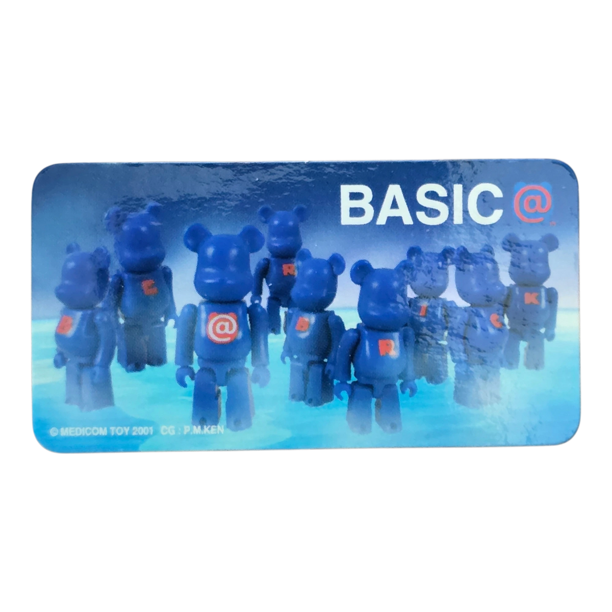 Bearbrick Series 1 Basic Letter 100% Begleitkarte
