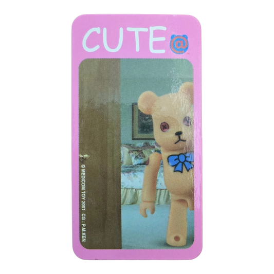 Bearbrick Series 1 Cute "Teddy Bear" 100% Begleitkarte