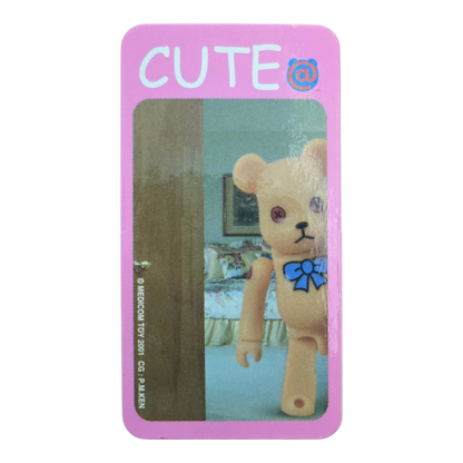 Bearbrick Series 1 Cute "Teddy Bear" 100% Begleitkarte