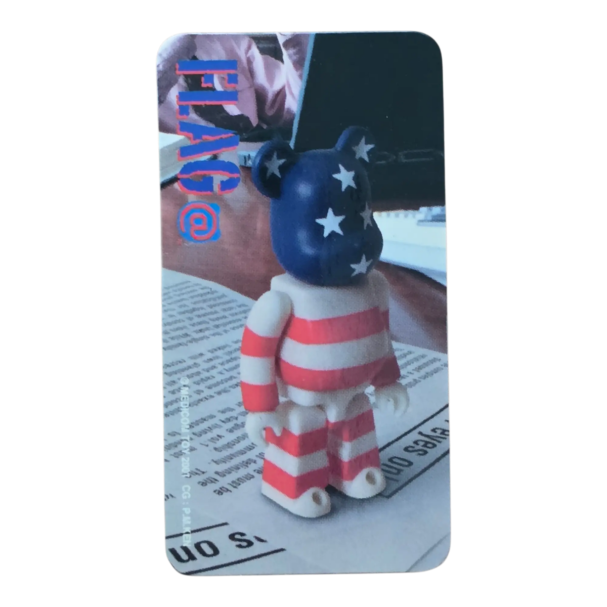 Bearbrick Series 1 Flag "USA" 100% Begleitkarte