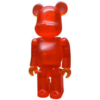 Bearbrick Series 1 Jellybean "Clear Red" 100% Herstellerbild