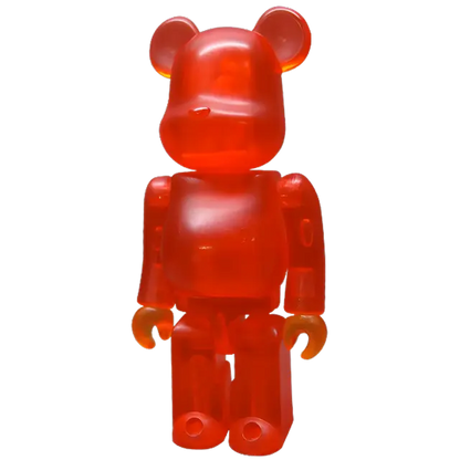 BE@RBRICK Series 1 Jellybean "Clear Red" (100%)