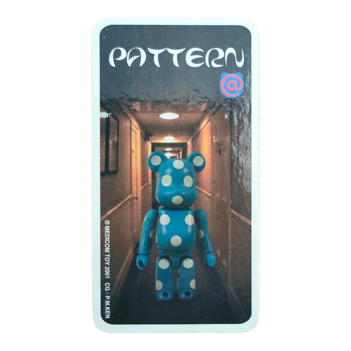 Bearbrick Series 1 Pattern "Polka Dots" 100% Begleitkarte