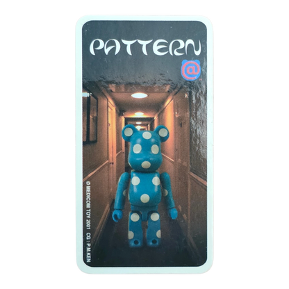 Bearbrick Series 1 Pattern "Polka Dots" 100% Begleitkarte