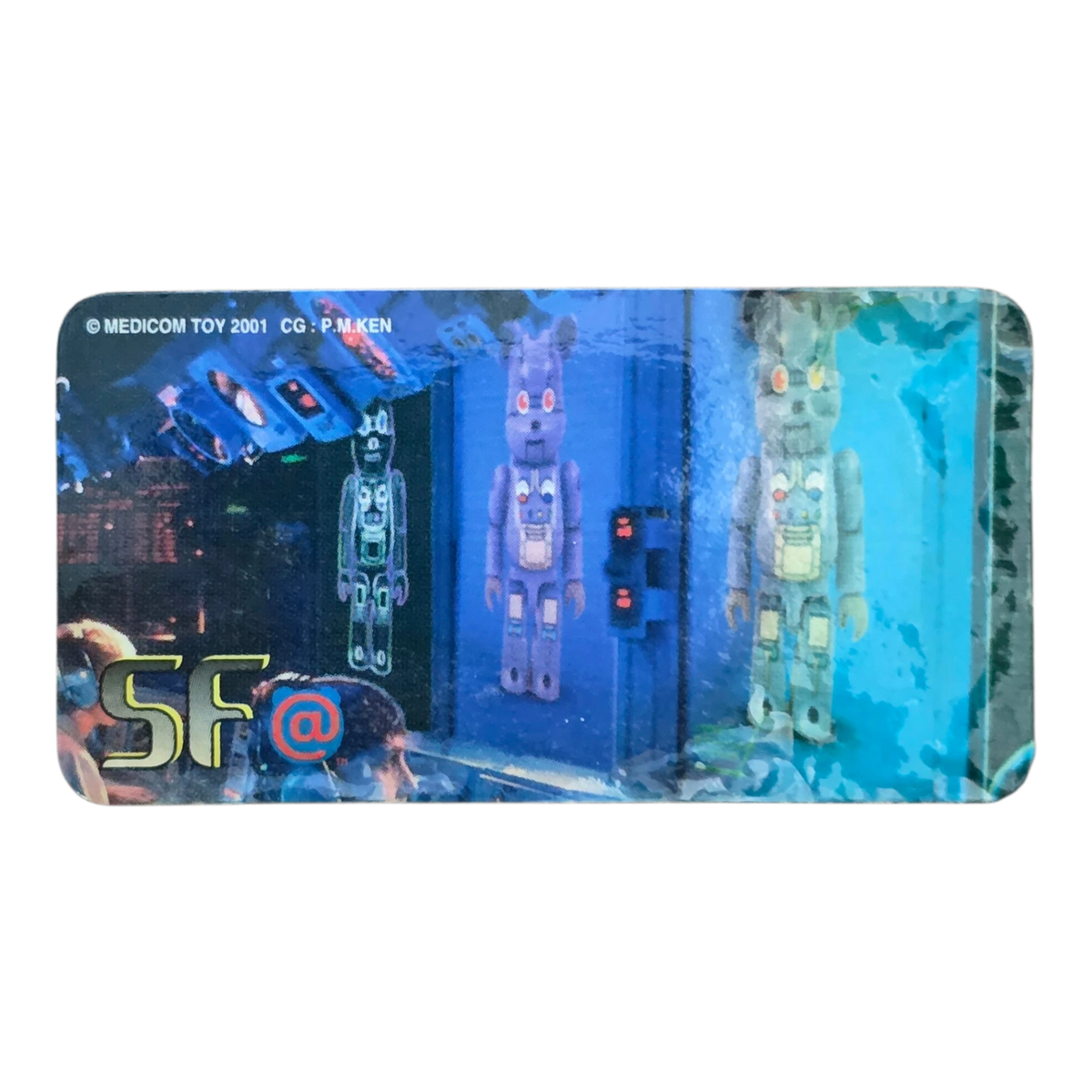 Bearbrick Series 1 SF "Robot" 100% Begleitkarte