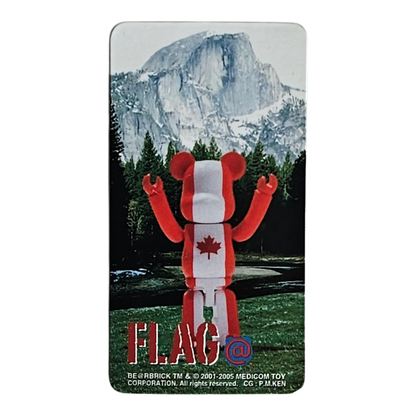 Bearbrick Series 10 Flag "Canada" Begleitkarte