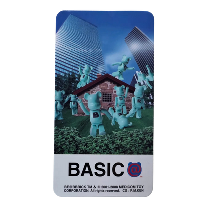 Bearbrick Series 16 Basic Letter 100% Begleitkarte