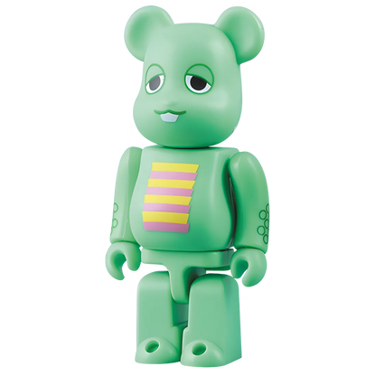 Bearbrick Series 16 Cute "Gachapin" [Gachapin × Mukku] 100% Herstellerbild