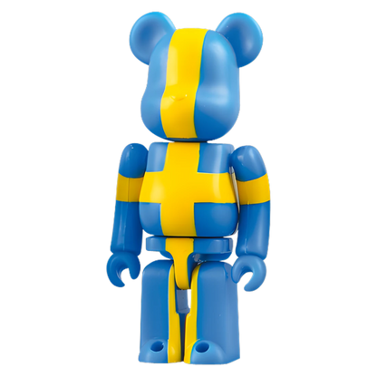 Bearbrick Series 16 Flag "Sweden" 100% Herstellerbild