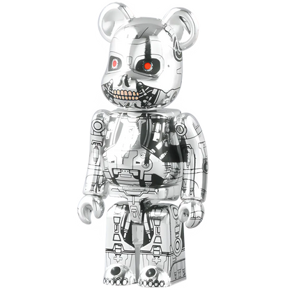 Bearbrick Series 18 SF "Endoskeleton" [Terminator Salvation] 100% Herstellerbild