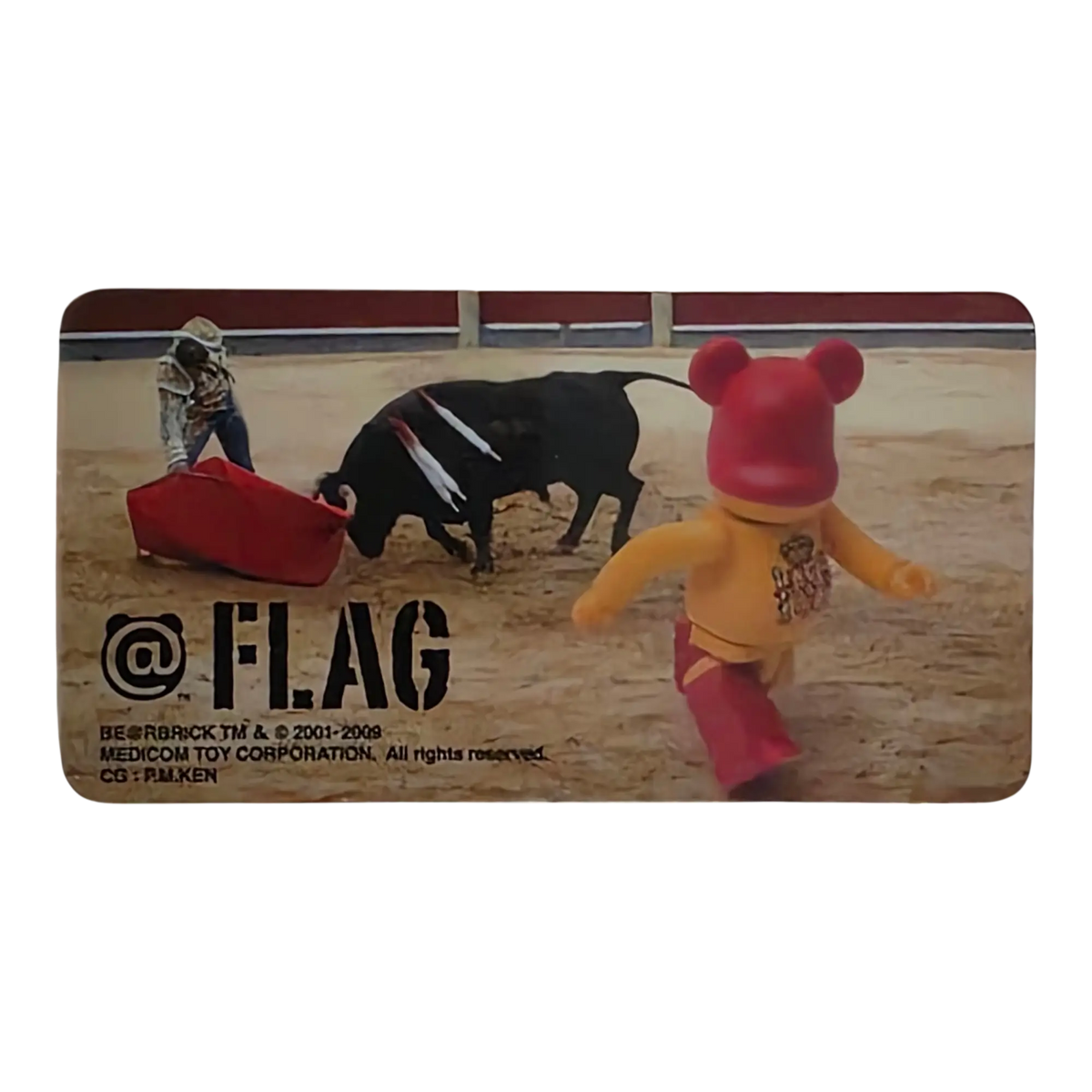Bearbrick Series 19 Flag "Spain" 100% Begleitkarte