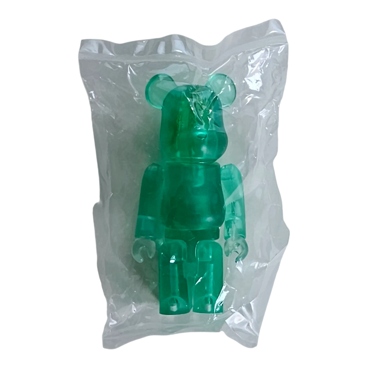 Bearbrick Series 2 Jellybean "Clear Green" 100% in Folie