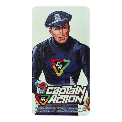 Bearbrick Series 20 Horror "Captain Action" 100% Begleitkarte