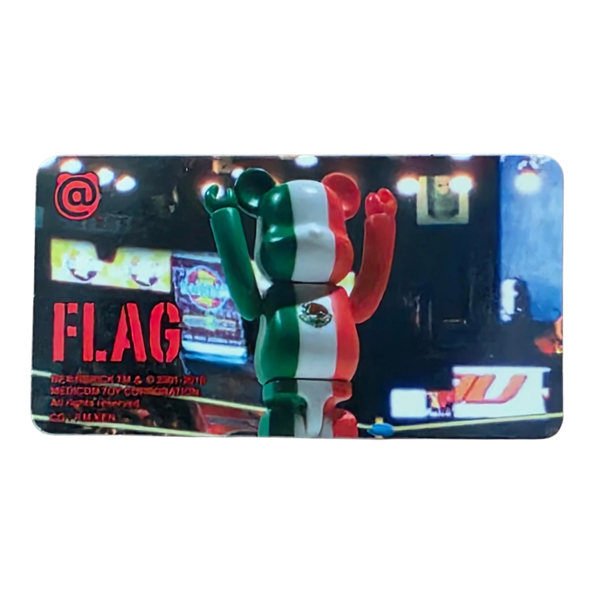 Bearbrick Series 21 Flag "Mexico" 100% Begleitkarte