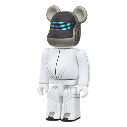 Bearbrick Series 21 SF "Guy-Manuel de Homem-Christo" [TRON: Legacy Daft Punkt] 100% Herstellerbild