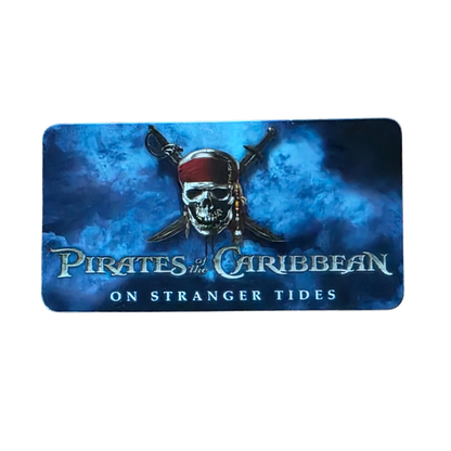 Bearbrick Series 22 Horror "Jack Sparrow" [Pirates of the Caribbean: On Stranger Tides] 100% Begleitkarte