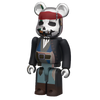 Bearbrick Series 22 Horror "Jack Sparrow" [Pirates of the Caribbean: On Stranger Tides] 100% Herstellerbild