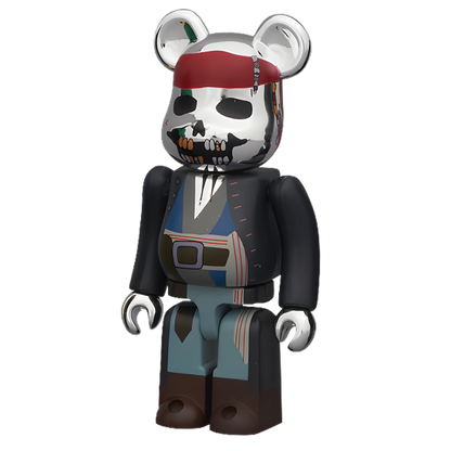 Bearbrick Series 22 Horror "Jack Sparrow" [Pirates of the Caribbean: On Stranger Tides] 100% Herstellerbild