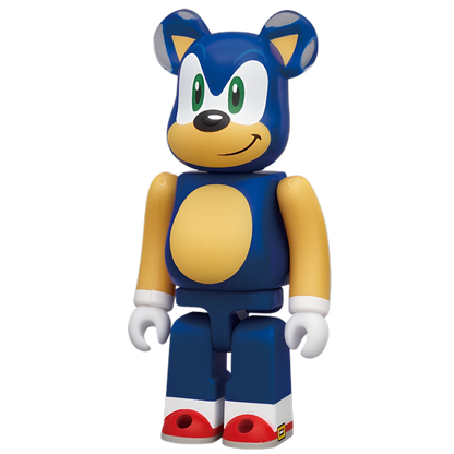 Bearbrick Series 23 Hero "Sonic the Hedgehog 20th Anniversary" 100% Herstellerbild