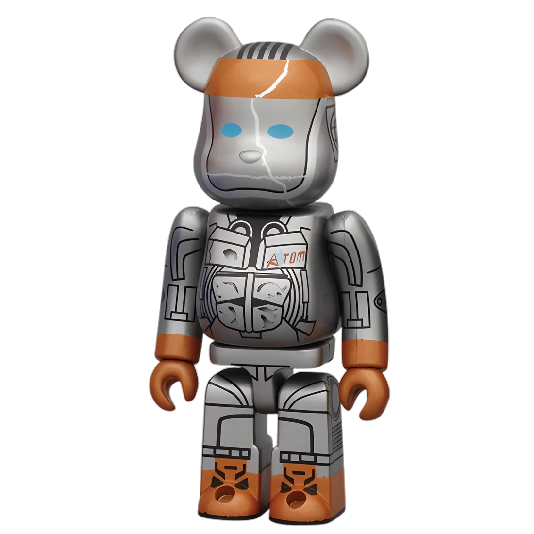 Bearbrick Series 23 SF "Atom" [Real Steel] 100% Herstellerbild