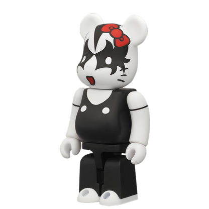 Bearbrick Series 25 Cute "KISS × Hello Kitty" 100% Herstellerbild