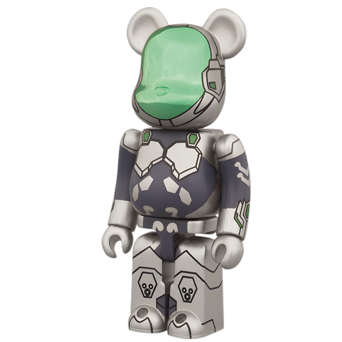 Bearbrick Series 25 Hero "Silver Crow" [Accel World] 100% Herstellerbild